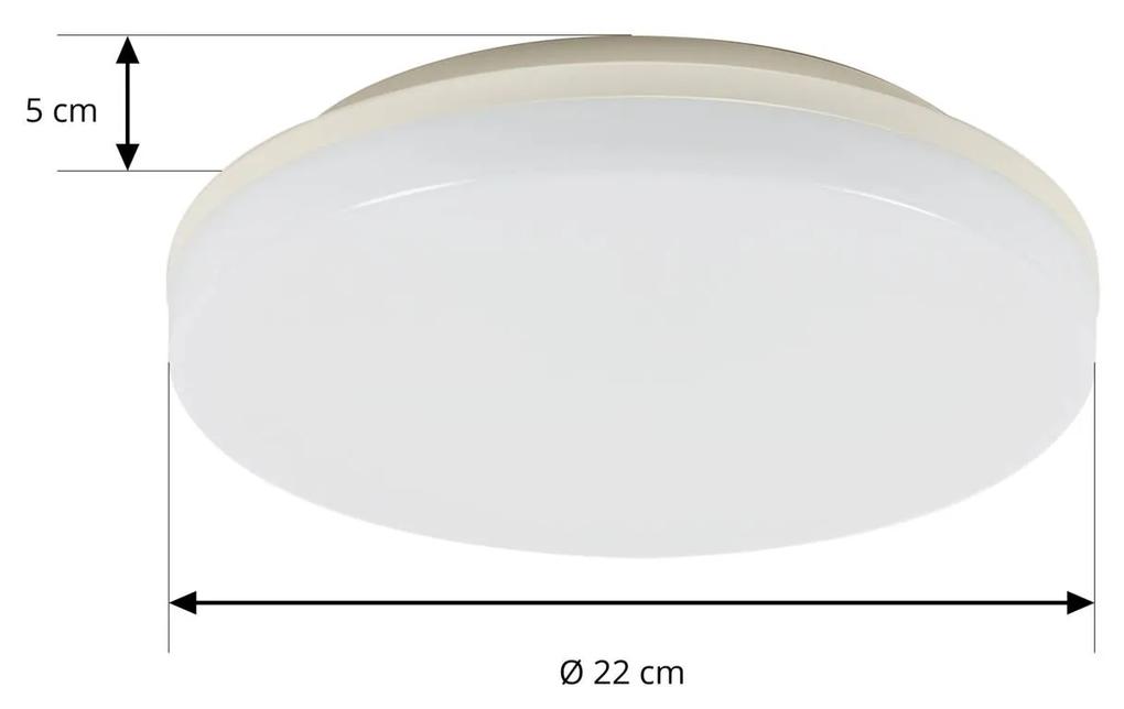 Prios Artin plafoniera LED, rotonda, 22 cm