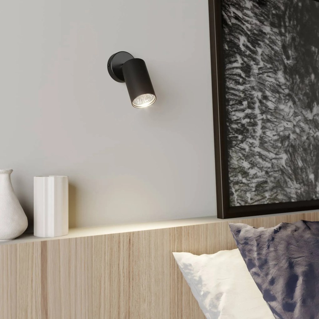 Nowodvorski Lighting Faretto da parete Eye Spot 1 luce, nero