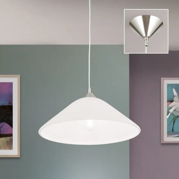 Orion HL 6-1525/1 - Lampadario a sospensione con filo GRADO 1xE27/60W/230V diametro 40 cm cromo opaco