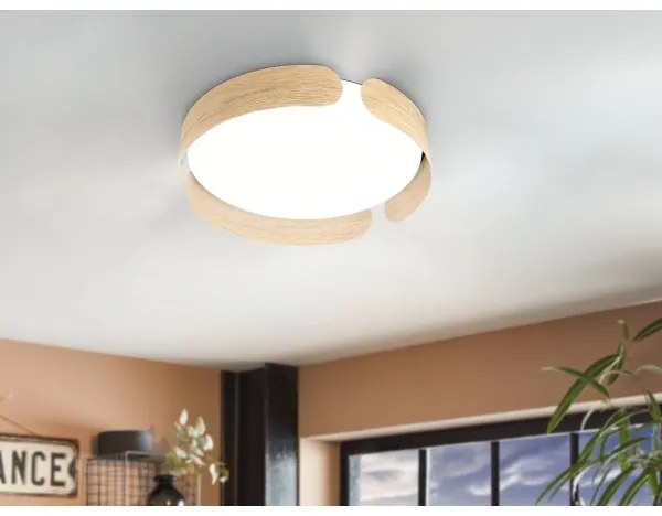 Eglo 99622 - Plafoniera LED VALCASOTTO LED/20W/230V Ø 37 cm beige