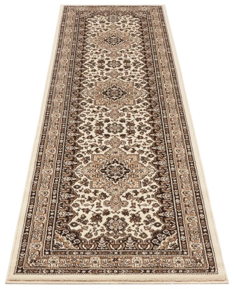 Runner beige , 80 x 250 cm Parun Tabriz - Nouristan