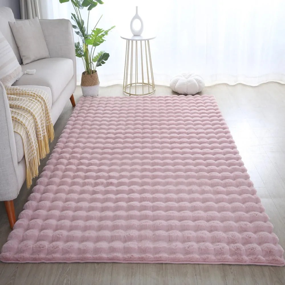 Tappeto lavabile rosa chiaro 80x150 cm Ambiance - Ayyildiz Carpets