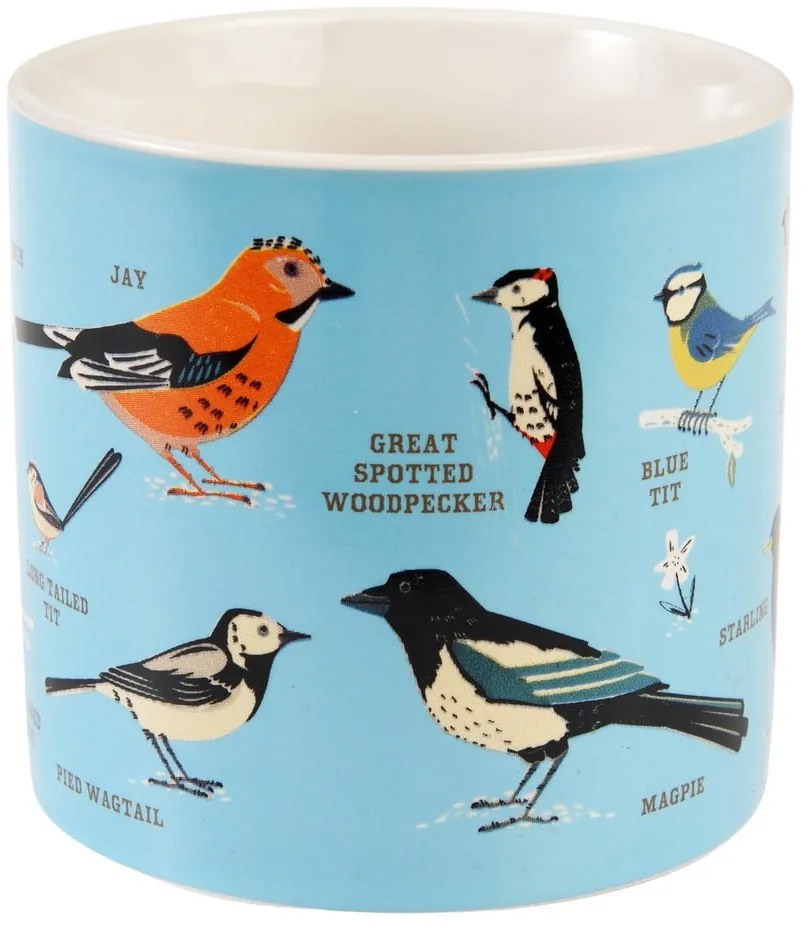 Tazza blu/color crema in ceramica 350 ml Garden Birds – Rex London