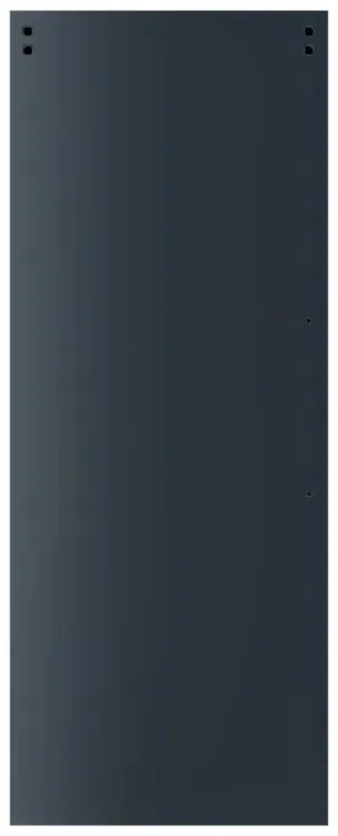 Anta per porta scorrevole esterno muro Fumè satin in vetro, L 86 x H 215 cm spessore 10 mm, apertura sinistra, fumé