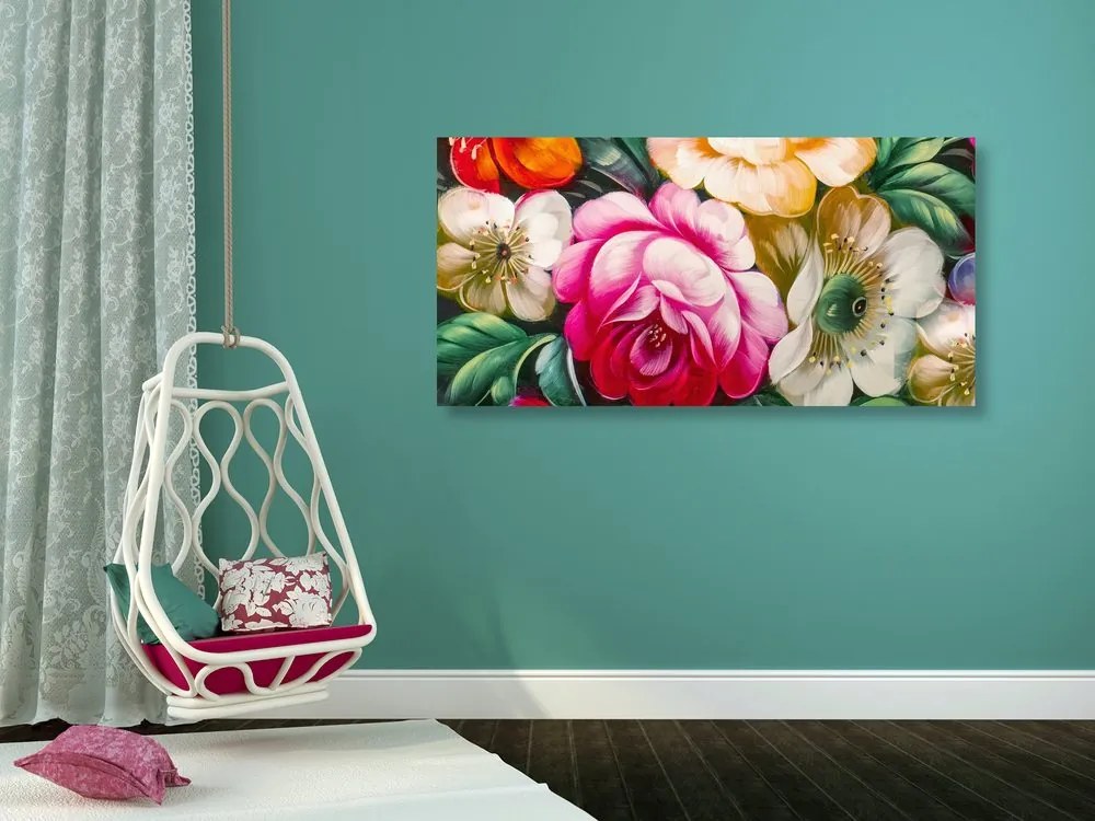 Stampa su tela – Mondo variopinto dei fiori