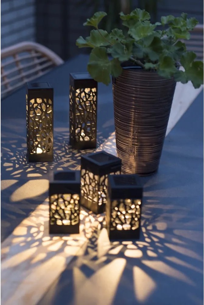 Set di 3 lanterne solari LED appese, altezza 11 cm Izola - Star Trading