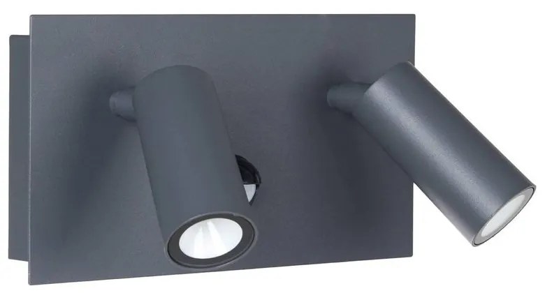 Lindby - Talniso 2 Applique da Esterno w/Sensor Anthracite Lindby