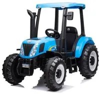 Trattore Elettrico per Bambini 12V New Holland Big Blu