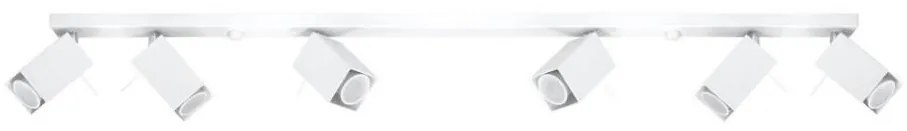 Luce Spot MERIDA 6xGU10/40W/230V bianco