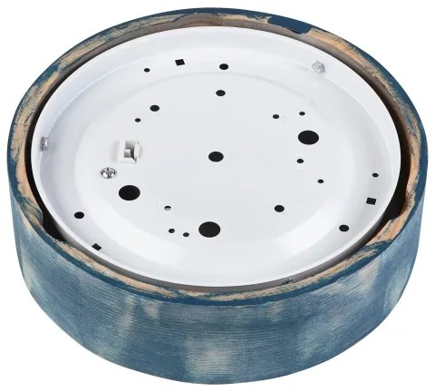 Brilagi - Plafoniera PINO 1xE27/15W/230V pino/blu Ø 27,5 cm