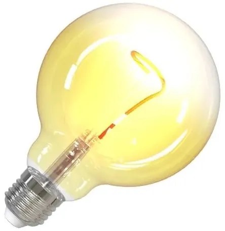 Lampadina LED FILAMENT SHAPE G95 E27/4W/230V 1800K giallo