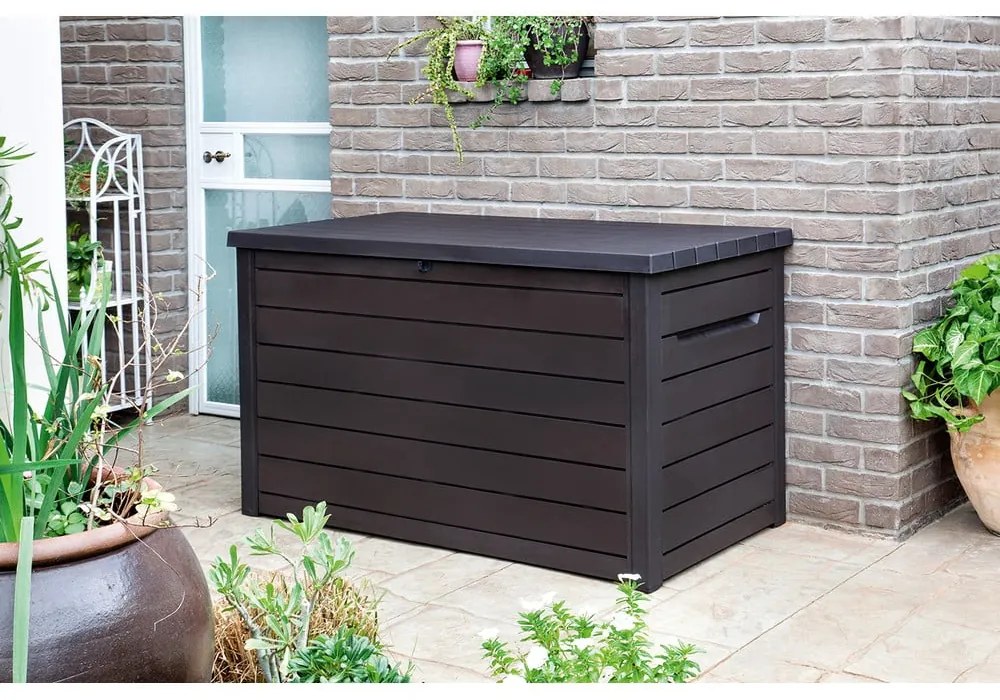 Contenitore da giardino in plastica marrone Ontario - Keter