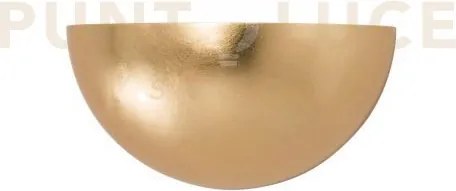 Applique a parete moritz oro 1 luce attacco e27 25x12,5x12,5cm