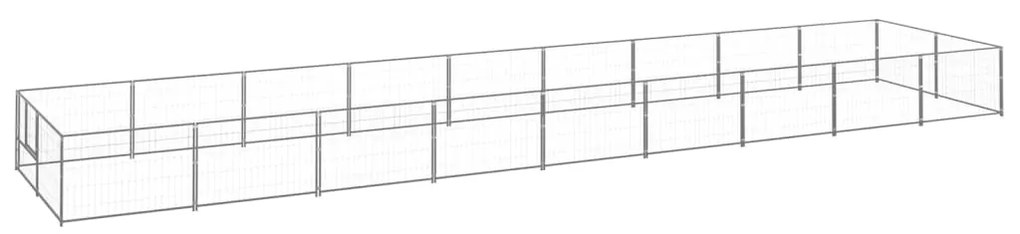 Gabbia Per Cani Argento 18 M² İn Acciaio /