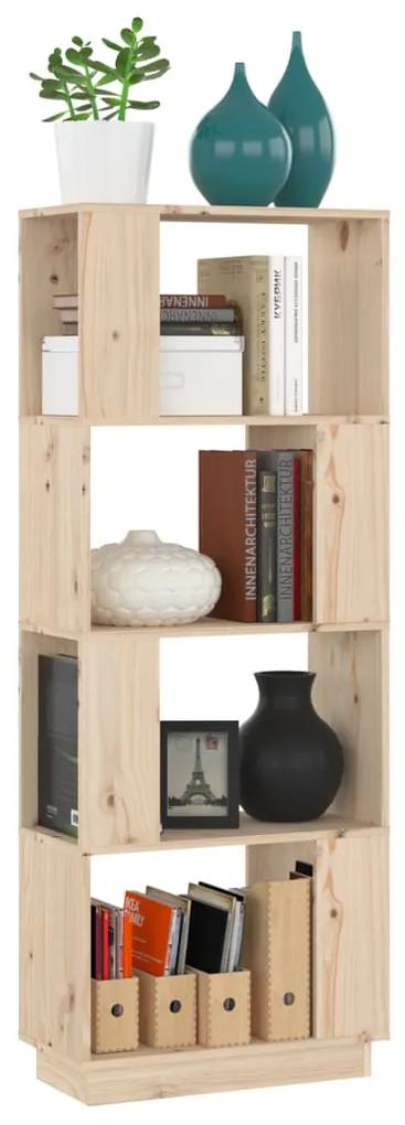 Libreria/divisorio 51x25x132 cm in legno massello di pino