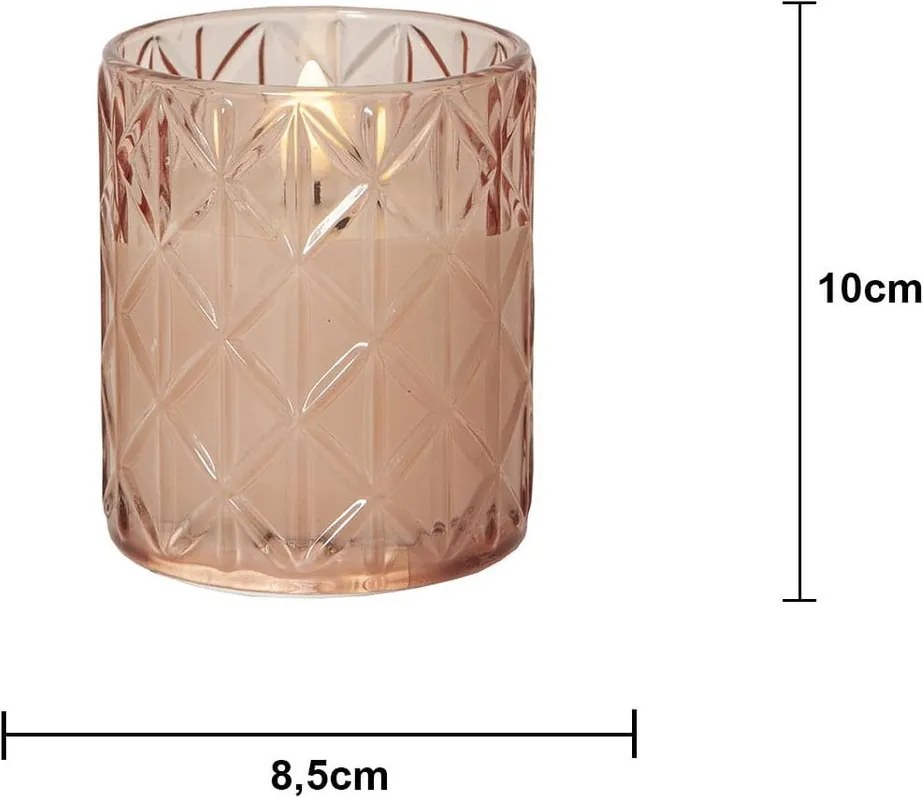 Candela a LED con alimentazione a batteria (altezza totale 10 cm) Flamme Romb – Star Trading