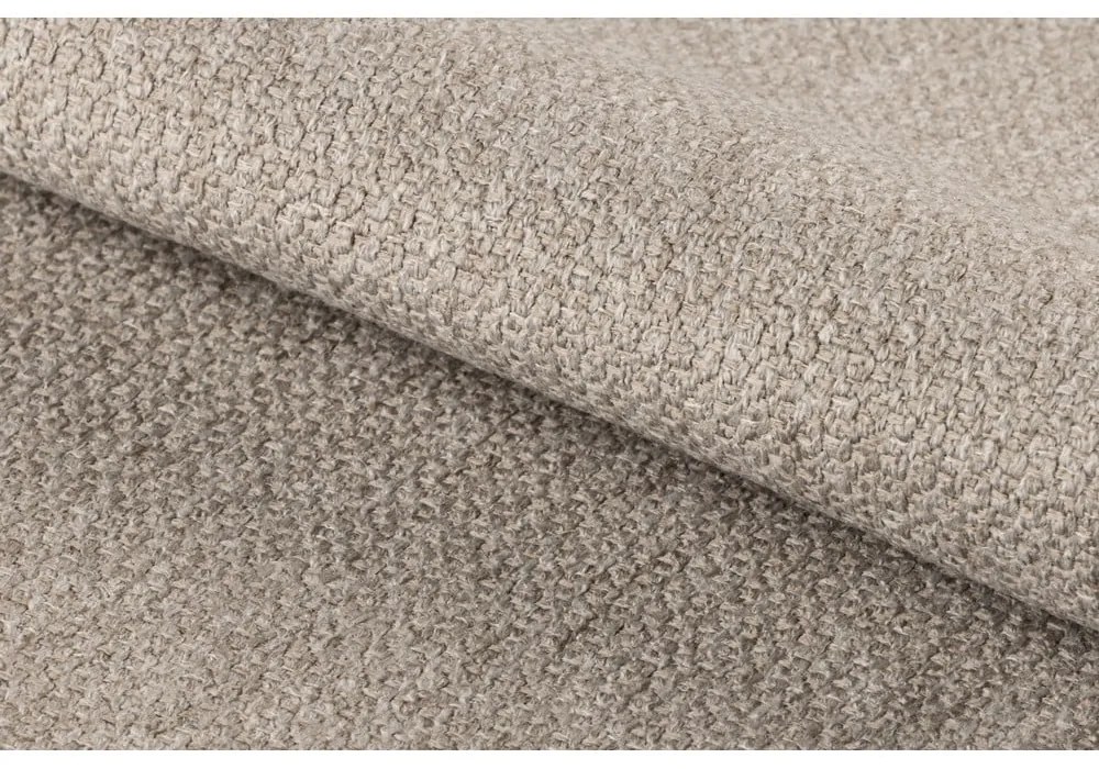 Sedia da pranzo beige in imbottito con braccioli Dora – Actona