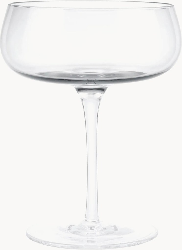 Set di 2 coppe da champagne in vetro soffiato Belo