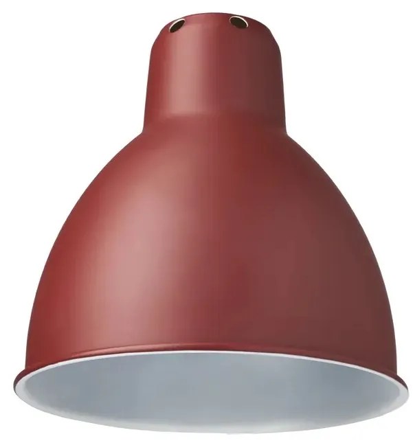 Lampe Gras - Paralume Classic Rotondo Ø140 Rosso/Bianco Lampe Gras