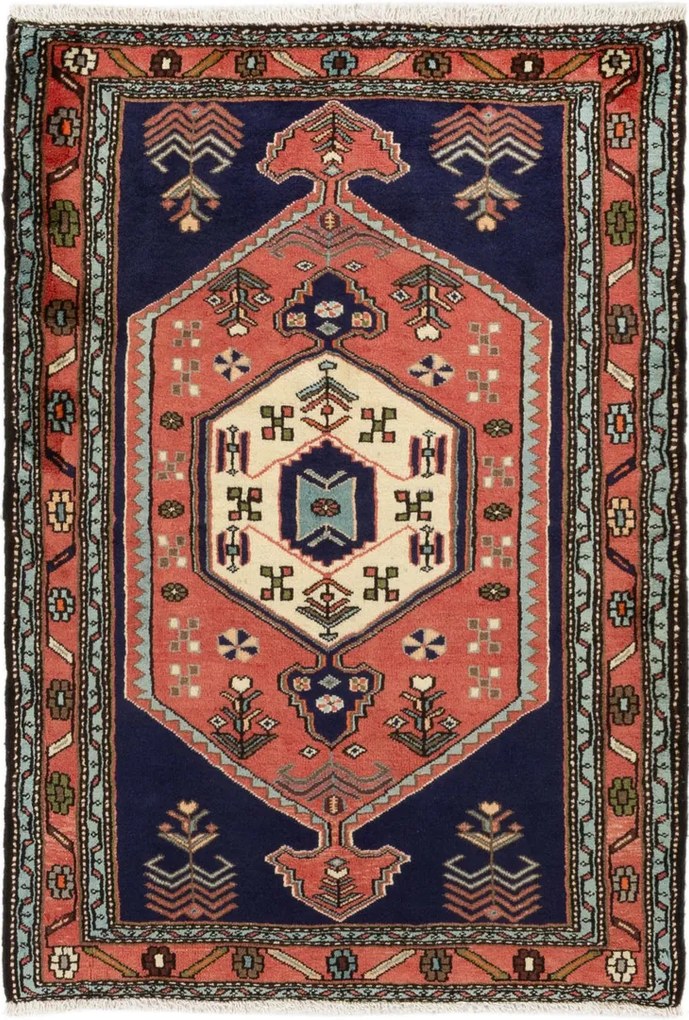 Shiraz Tappeto 100x140 (Iran) Annodato A Mano