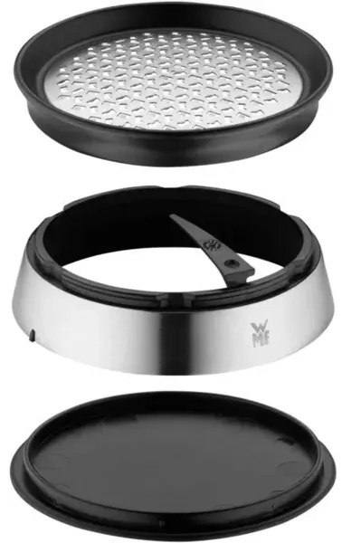 WMF - Grattugia per zenzero Ø 9 cm acciaio inox/nero