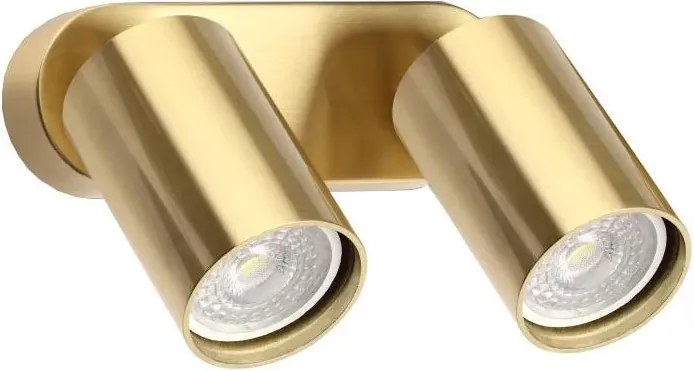 Ideal Lux - Spot da parete LED DYNAMITE 2xGU10/7W/230V CRI 90 ottone