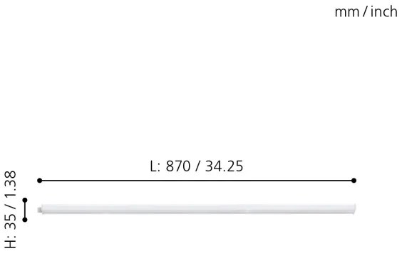 Eglo 97573 - Lampada LED sottopensile DUNDRY LED/8,2W/230V