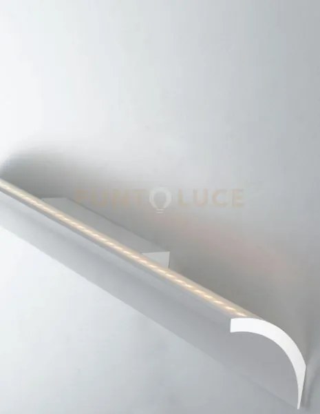 Applique a parete led mustang bianca 8w 780lm 4000k 20x7,6x8cm in a...