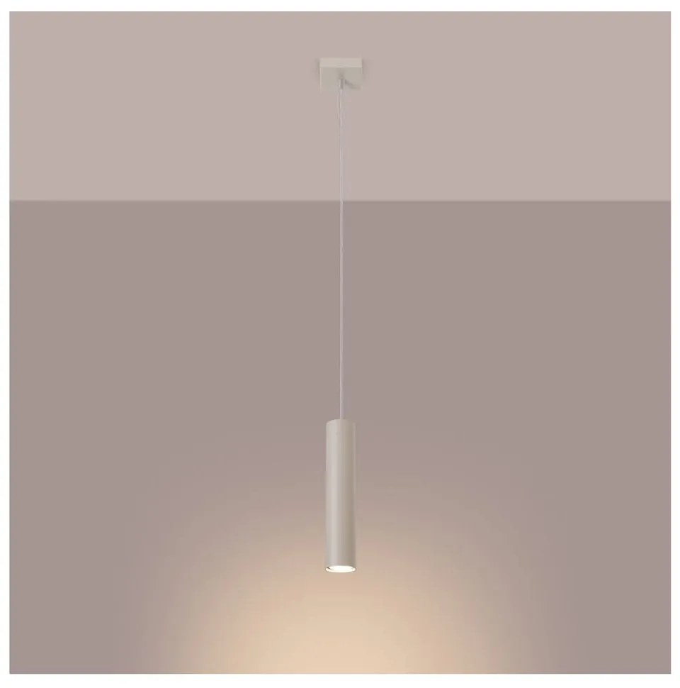 Lampadario color crema ø 8 cm Castro – Sollux