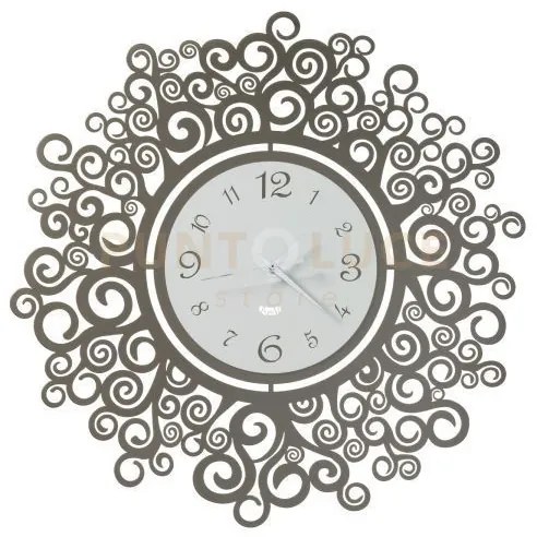 Orologio rotondo dal design originale fonte della vita bronzo e bia...