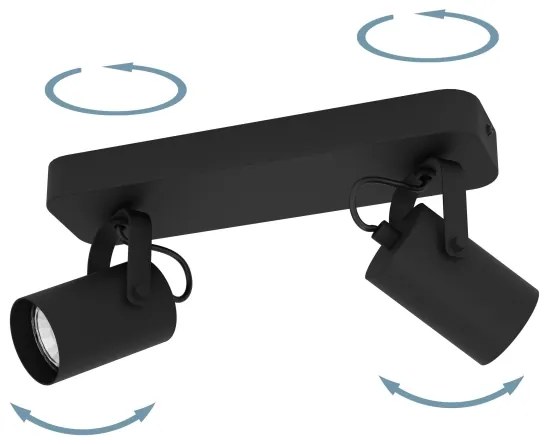 Eglo 900332 - Luce Spot a LED SOREGO 2xGU10/3W/230V