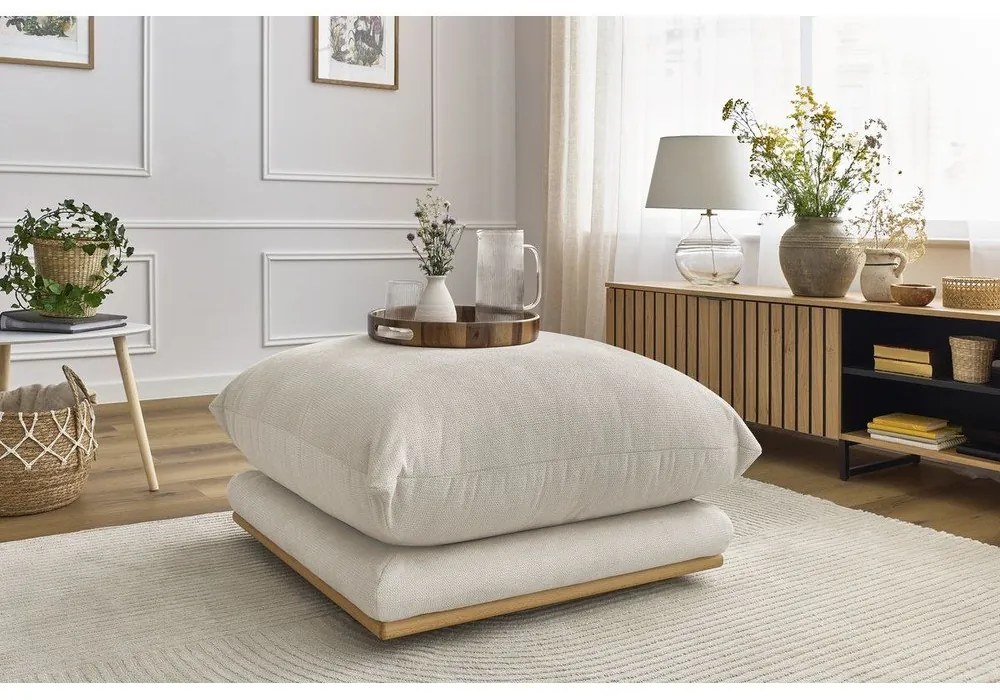 Poggiapiedi color crema Ernest – Bobochic Paris