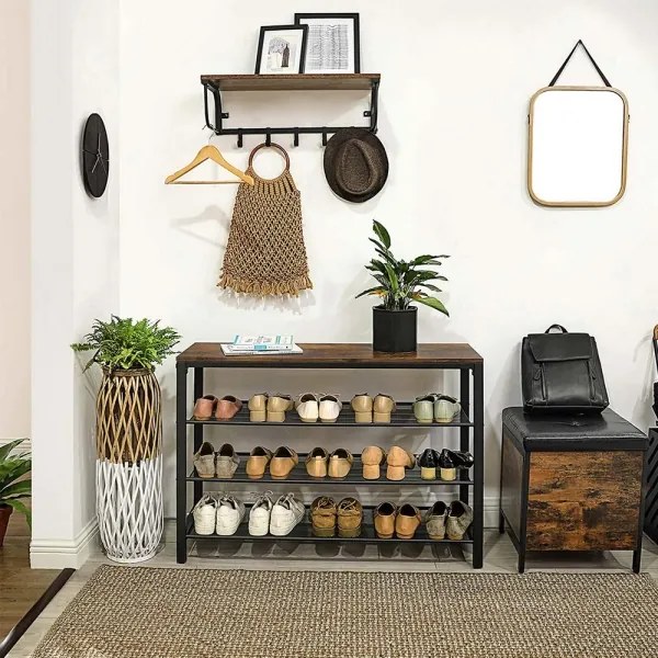 Scarpiera DAVOR marrone/nera