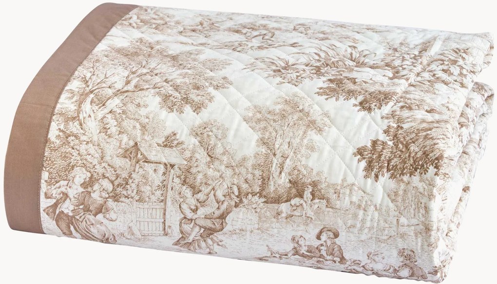 Copriletto Toile De Jouy