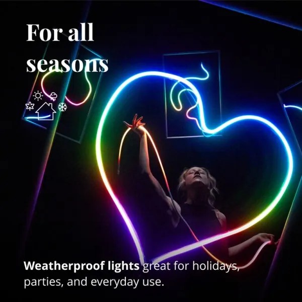 Twinkly TWFL200STW-WEU - LED RGB Striscia dimmerabile FLEX 200xLED 2 m Wi-Fi