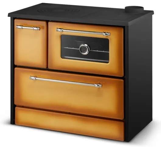 Cucina A Legna Stufa 9 Kw Cappuccino Beatrice L87xP51xH79 Ecodesign