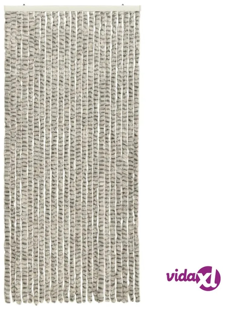 vidaXL Zanzariera Grigio Chiaro e Grigio Scuro 90x220 cm Ciniglia