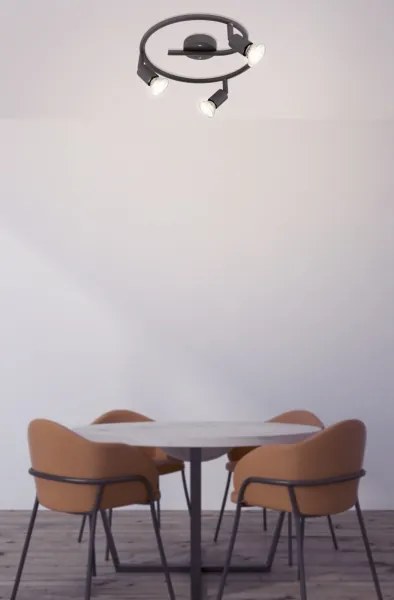 GLOBO 57382-3L - Faretto LED OLIWA 3xGU10/3W/230V