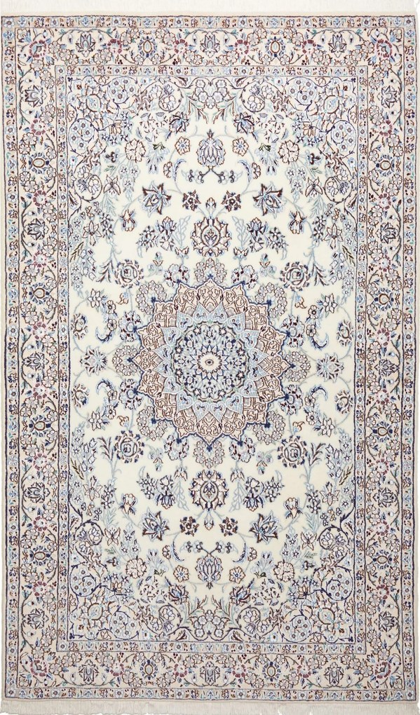 Nain Tappeto 130 x 220 Beige (Iran) Annodato A Mano