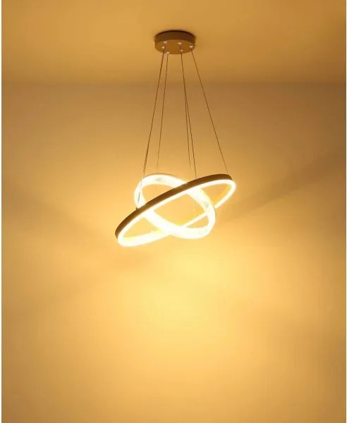 Globo 48046H1 - Lampadario LED sospeso su cavo ZARA LED/30W/230V 3000K