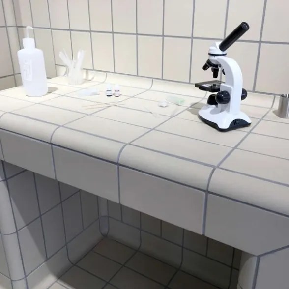 Pavimento Industriale In Klinker 12x25 Antiscivolo Antibatterico 18 mm Aciker Plus Gres Aragon