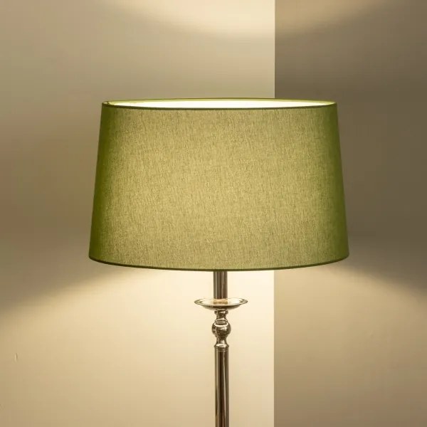Brilagi - Piantana LED CERIA 1xE27/60W/230V Ø 45 cm cromo lucido/verde