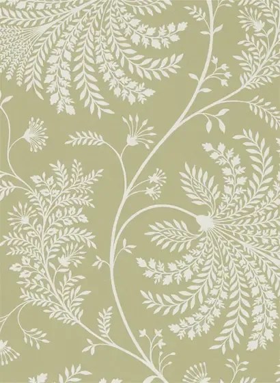 Tapete Mapperton von Sanderson - Garden Green/ Cream