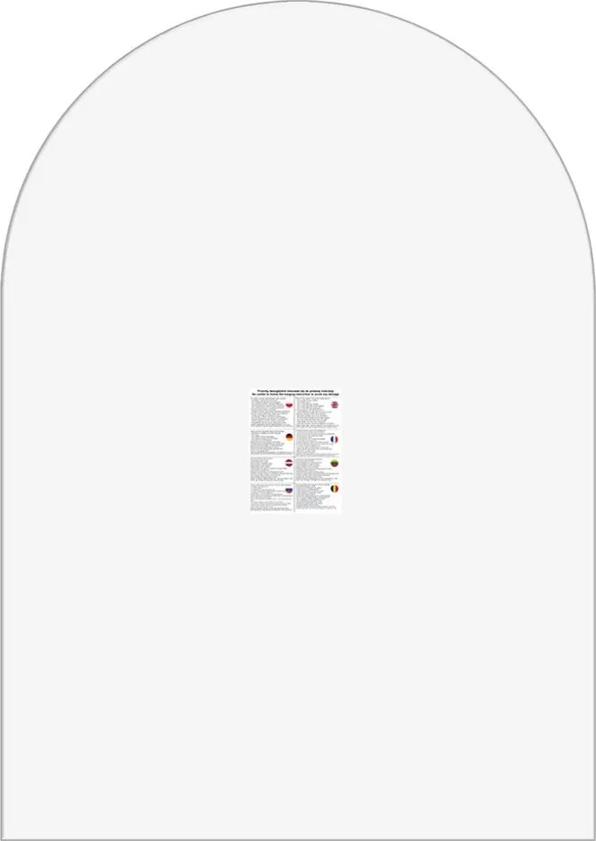 Dipinto su vetro 70x100 cm Oia – Styler