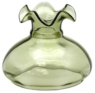 Lampada a olio MONIKA 34 cm verde foresta quadrati