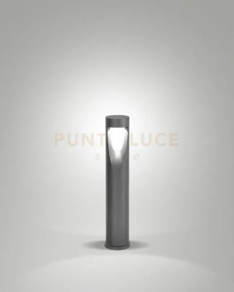 Teo paletto per esterno nero lucido altezza cm.60 a led 13w 3000k 1...