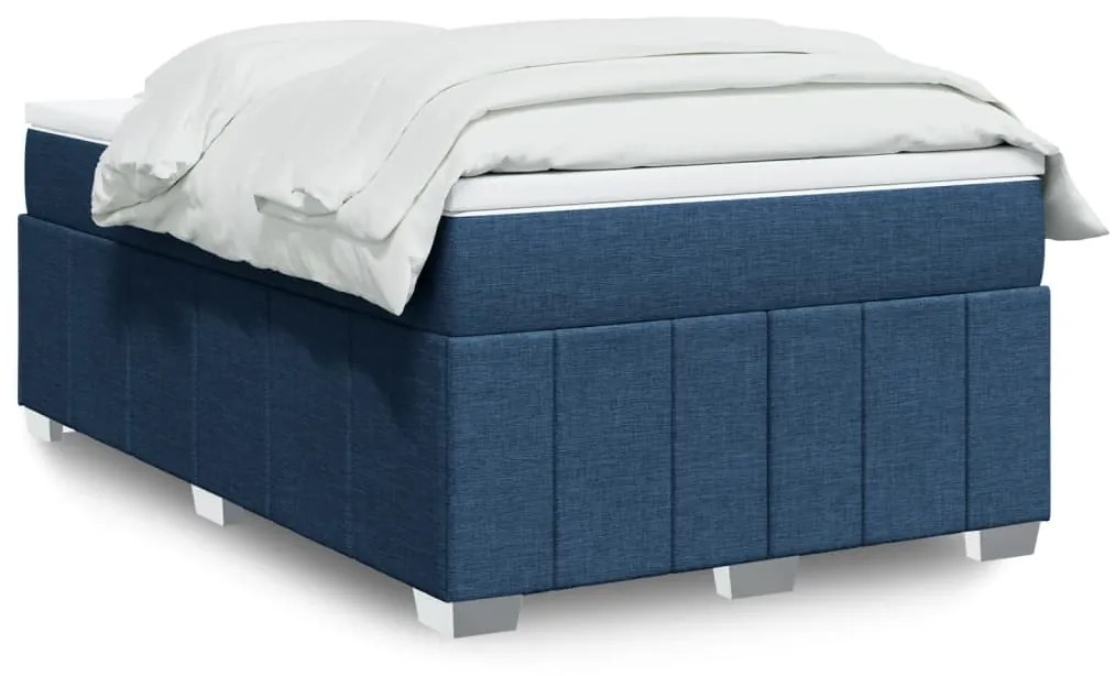 Giroletto A Molle Con Materasso Blu 120x190 Cm İn Tessuto /