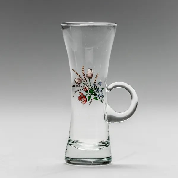 Set 6x Bicchiere da liquore con manico limpido con motivo a bouquet no 3