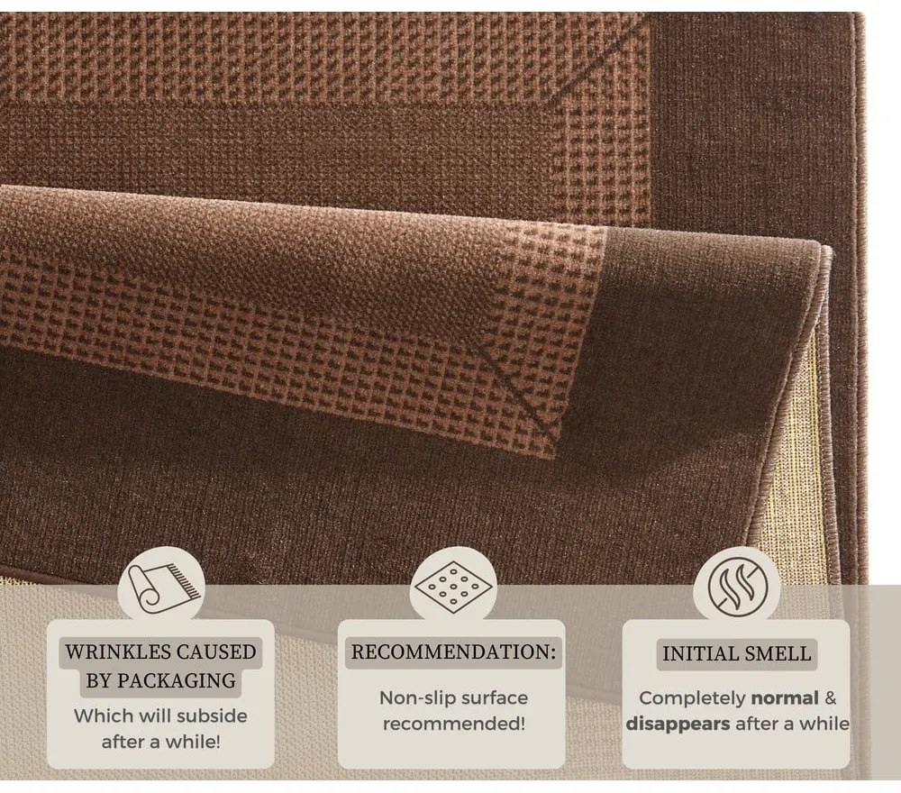 Tappeto marrone , 160 x 230 cm Basic - Hanse Home