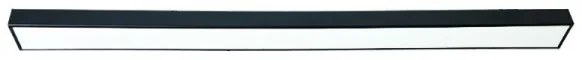 Plafoniera LED LED/32W/230V 4000K 120x7 cm nero
